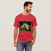 エンゼルウィングベゴニアのボタニカル Tシャツ (正面フル)