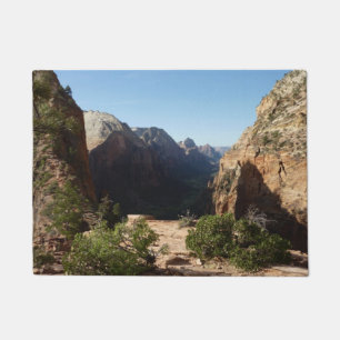 エンゼルスランディングトレイルから見たザイオン Zion National Park ドアマット