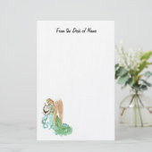 エンゼルス静止 便箋 (スタンド正面)