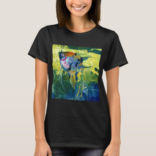 エンゼルフィッシュのサプライズ Tシャツ (正面)