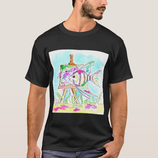 エンゼルフィッシュ アーティスト Tシャツ (正面)