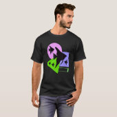 エンゼルフィッシュ 熱帯魚 水槽 魚 飼育者 O Tシャツ (正面フル)