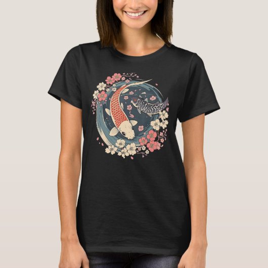 エンソサークルコイ魚池 Tシャツ (正面)