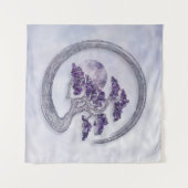 エンソゼンサークルアメジスト盆栽 タペストリー (正面(横))