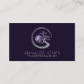 エンソゼンサークルアメジスト盆栽 名刺 (正面)