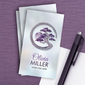 エンソゼンサークルアメジスト盆栽 名刺