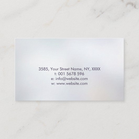 エンソゼンサークルアメジスト盆栽 名刺 (裏面)