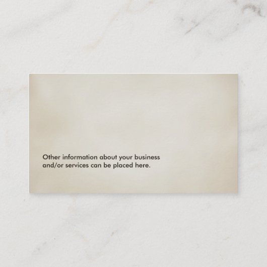 エンソゼンサークル桜ツリーゴールデンさくらんぼブロッサム 名刺 (裏面)