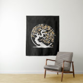 エンソゼンサークル桜ツリー タペストリー (インサイチュ)