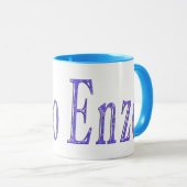 エンゾ、名前ロゴ、 マグカップ (正面右)