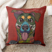 エンタルブチャーマウンテンドッグハンド絵を描装飾用クッション クッション (ブランケット)