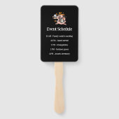 エンターテイメントファミリ懇親会イベント集計表カスタム ハンドファン (裏面)