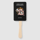 エンターテイメントファミリ懇親会イベント集計表カスタム ハンドファン (正面)