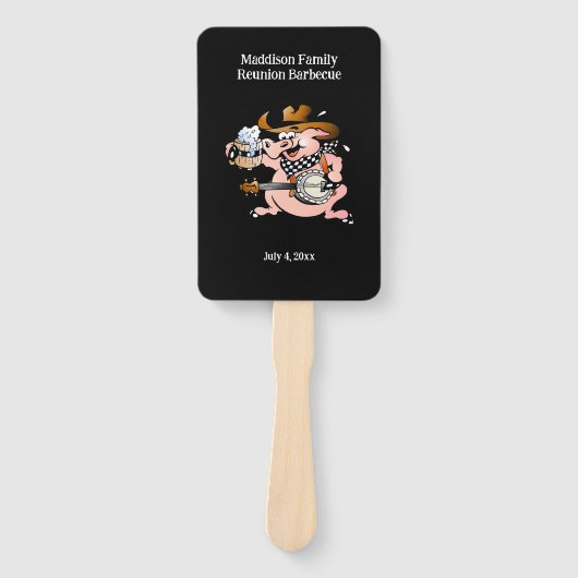 エンターテイメントファミリ懇親会イベント集計表カスタム ハンドファン (正面)