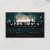 エンターテイメントマネージャーの名刺 名刺 (裏面)