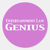 エンターテイメント法ギフト ラウンドシール (正面)