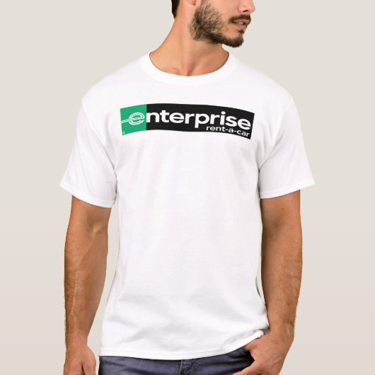 エンタープライズレンタカー面白いロゴ Tシャツ (正面)