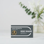 エンタープライズ円柱縁ど乗り共有 名刺 (スタンド正面)