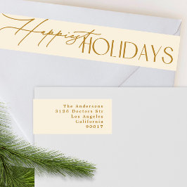 エンチャンティンクラシックグのエレガンスクリスマスホリダ ラップアラウンドラベル