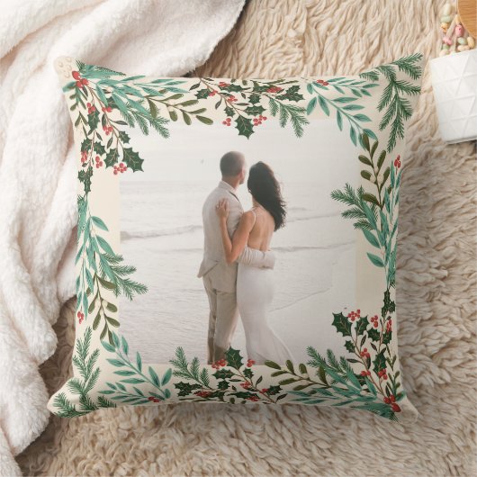 エンチャンティンクラシックグエレガンスクリスマスホリデー クッション (ブランケット)