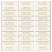 エンチャンティンクラシックグエレガンスクリスマスホリデー シール (正面)