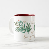 エンチャンティンクラシックグエレガンスクリスマスホリデー ツートーンマグカップ (正面左)