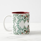 エンチャンティンクラシックグエレガンスクリスマスホリデー ツートーンマグカップ (左)