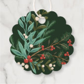 エンチャンティンクラシックグエレガンスクリスマスホリデー フェイバータグ (裏面)