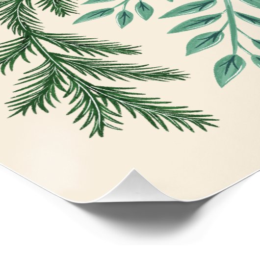 エンチャンティンクラシックグエレガンスクリスマスホリデー ポスター (コーナー)