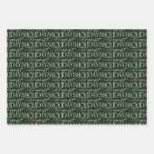 エンチャンティンクラシックグエレガンスクリスマスホリデー ラッピングペーパーシート (正面2)