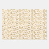 エンチャンティンクラシックグエレガンスクリスマスホリデー ラッピングペーパーシート (正面)