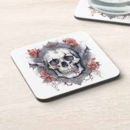 エンチャンティンハロウィーンヴァンパイアスカルアート コースター