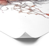 エンチャンティンハロウィーンヴァンパイアスカルアート ポスター (角)