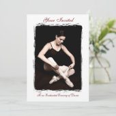 エンチャンテッドバレリナダンスリサイタル招待状 招待状 (スタンド正面)