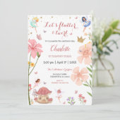 エンチャンテッドマジカルガーデンフェアリーフォレスト誕生日 招待状 (スタンド正面)