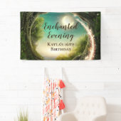 エンチャンテッド夕べ誕生日バナー 横断幕 (インサイチュ)