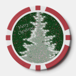 エンチャンテッド ウィンター グロー クリスマスツリー ポーカーチップ