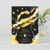 エンチャントおもしろい宇宙誕生日 招待状 (スタンド正面)