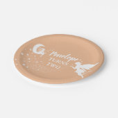 エンチャントお洒落ドパステルフェアリーをテーマにしたパーティー ペーパープレート (アングル)