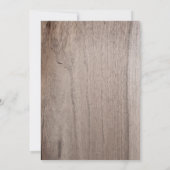 エンチャントお洒落ドフォレストブルーバタフライ誕生日 招待状 (裏面)