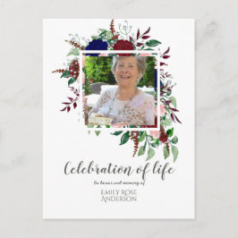 エンチャントお祝いのLIFE PHOTO Memorial ポストカード