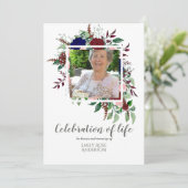 エンチャントお祝いのLIFE PHOTO Memorial 招待状 (スタンド正面)