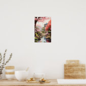 エンチャントさくらんぼブロッサムガーデンスタジオジブリイン ポスター (キッチン)