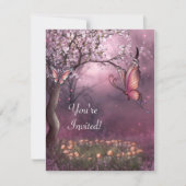 エンチャントさくらんぼブロッサムガーデンバタフライイベント 招待状 (正面)