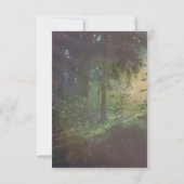 エンチャントされた森の結婚式の日付を保存 セーブザデート (裏面)