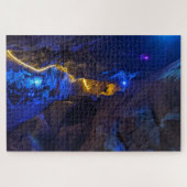 エンチャントされた青い洞窟のパス、ロックシティ ジグソーパズル (横)