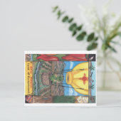 「エンチャントの土地」ニューメキシコのはがき ポストカード (スタンド正面)