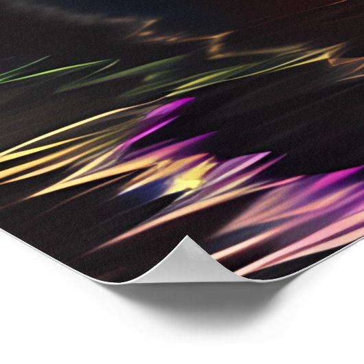 エンチャントアムステルダムキャナルアーキテクチャ絵を描油 ポスター (角)