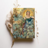 エンチャントアールヌーボー結婚のサンライトメニューカード 招待状