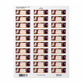 エンチャントイブ – フェスティバルハロウィーン紙プレート ラベル (フルシート)